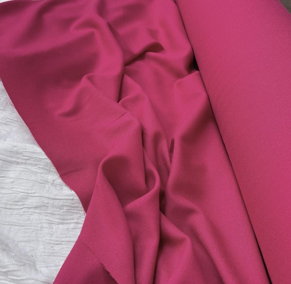 Crepe Worsted Wool fabric by the yard