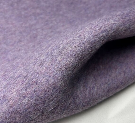 Double Faced Alpaca Wool fabric by the yard