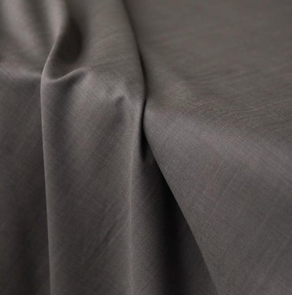 Worsted wool fabric by the yard