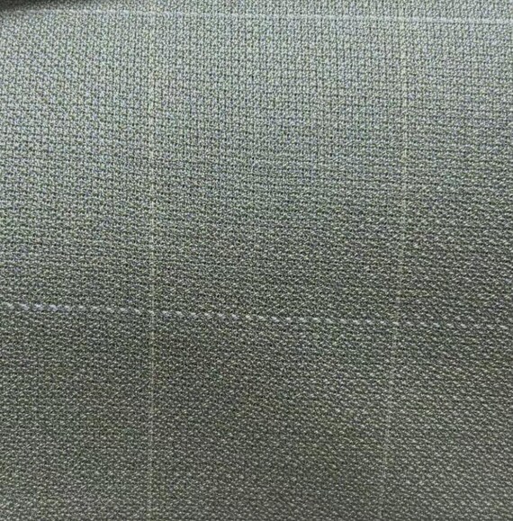 Plaid Worsted Wool fabric by the yard