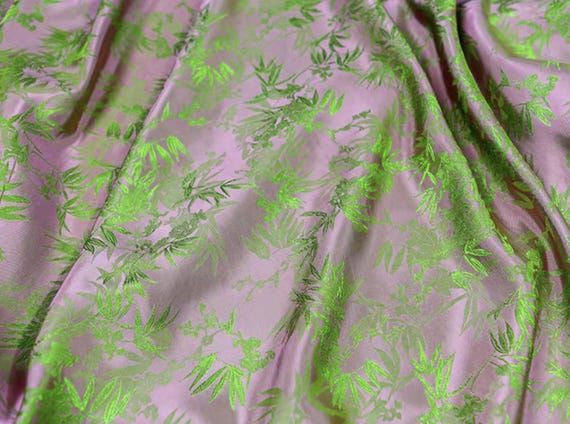 Jacquard triacetate fabric by the yard