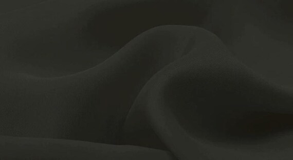 Dark Grey Cupra cupro fabric by the yard