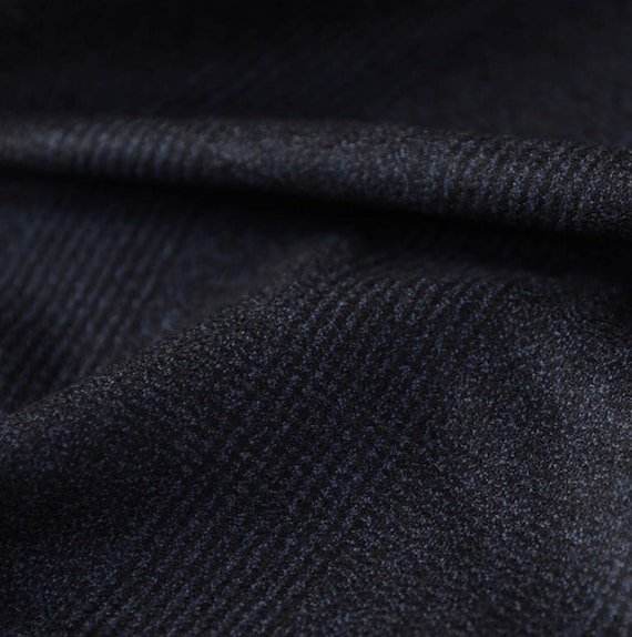 Plaid worsted wool fabric, grid gingham checkered wool fabric by the yard