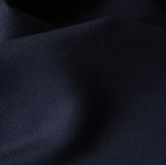 Crepe Textured Worsted Wool fabric by the yard SUITING Fabric