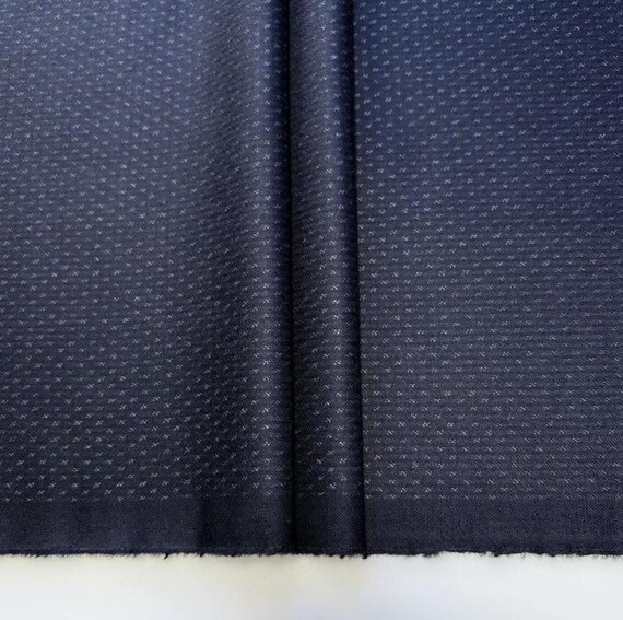 Jacquard Worsted cashmere wool fabric by the yard