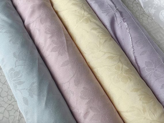 Jacquard shimmery silk fabric by the yard