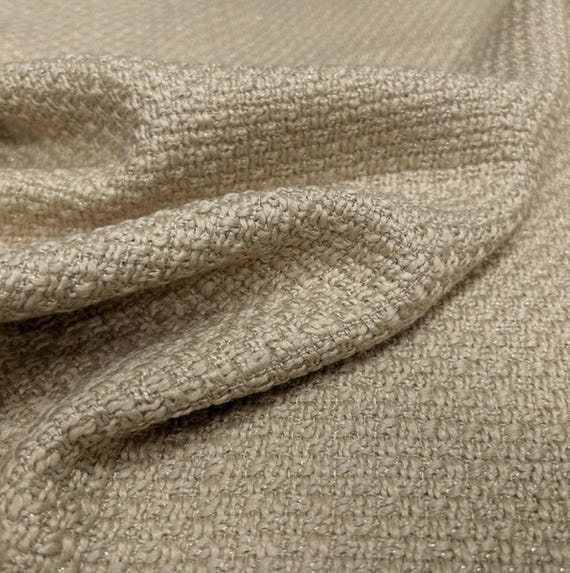 Tweed wool fabric by the yard