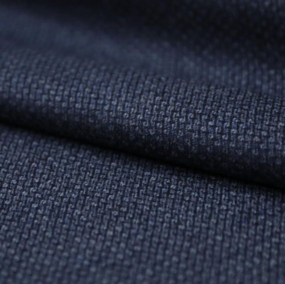 Jacquard Wool fabric by the yard