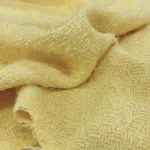 Tweed wool fabric by the yard