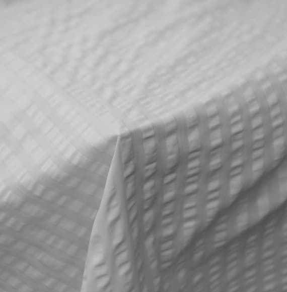 Striped Textured cotton fabric by the yard