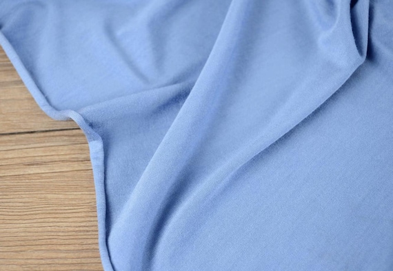 Knit silk jersey fabric by the yard