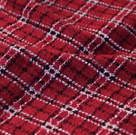 Tweed Wool fabric by the yard