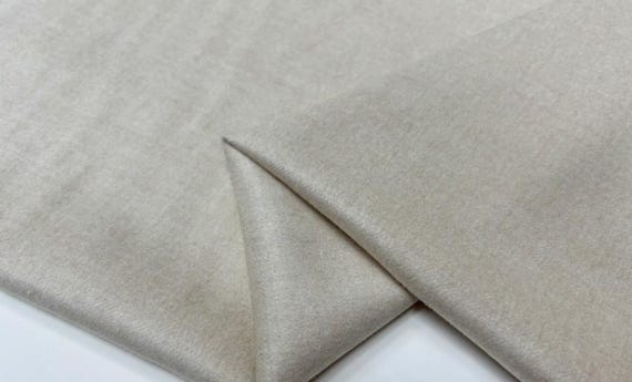 Silk wool camel hair fabric by the yard