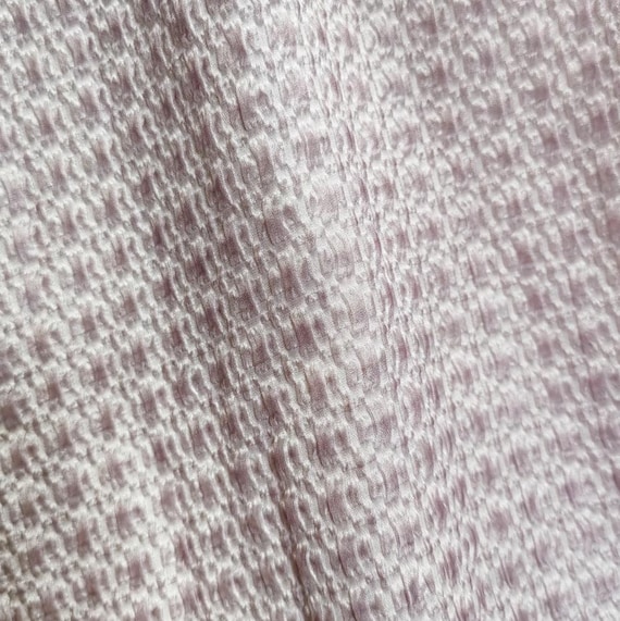 Special dyed textured embossed silk fabric by the yard
