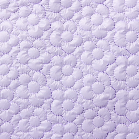 Multi color options quilted padded fabric by the yard