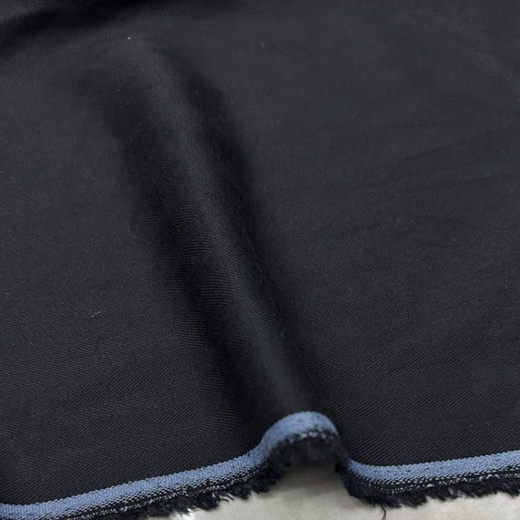 Herringbone silk fabric by the yard