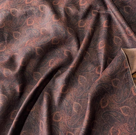 Print linen fabric by the yard