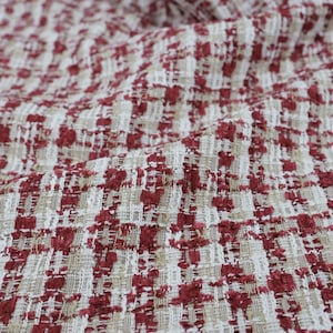 Tweed fabric by the yard