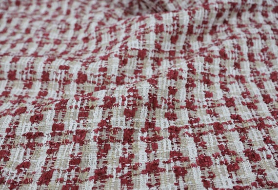 Tweed fabric by the yard