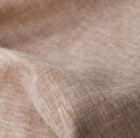 Yarn dyed linen fabric by the yard