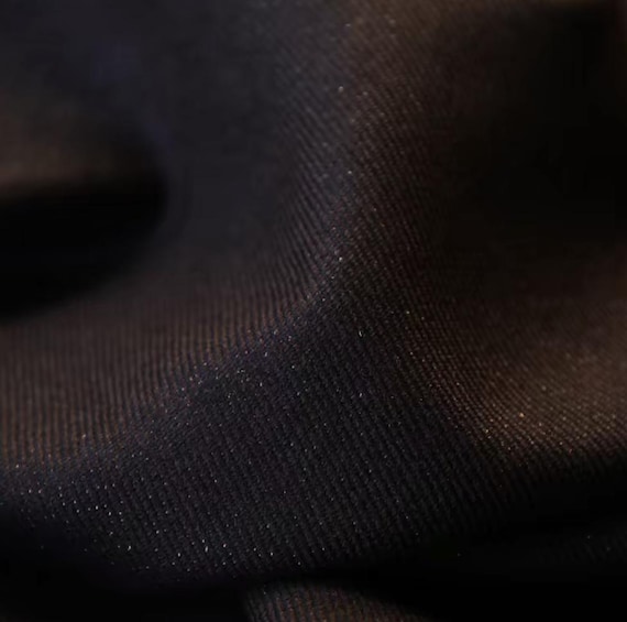 Shimmery Wool fabric by the yard SUITING Fabric