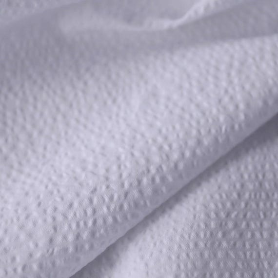 Textured cotton fabric by the yard