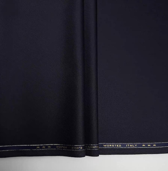 Worsted Wool fabric by the yard SUITING Fabric