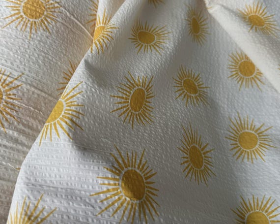 Print Textured cotton fabric by the yard