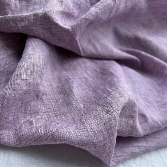 Yarn dyed linen fabric by the yard