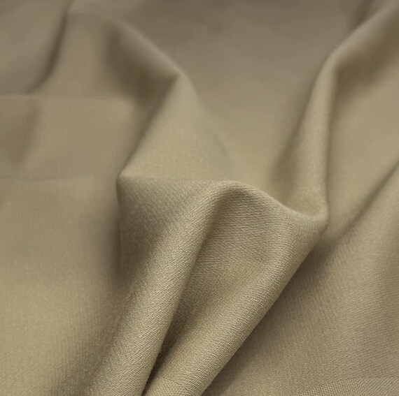 Worsted wool fabric by the yard