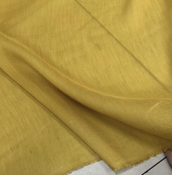Silk linen fabric by the yard