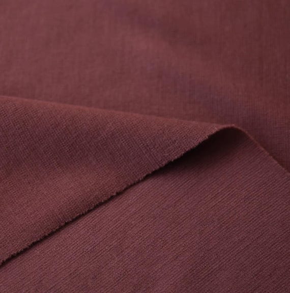 Knit wool fabric by the yard