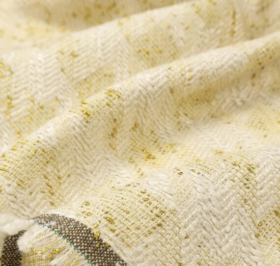 Tweed fabric by the yard