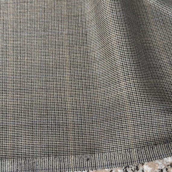 Tussah Silk wool worsted fabric by the yard