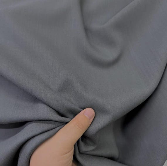 Worsted Wool fabric by the yard SUITING Fabric