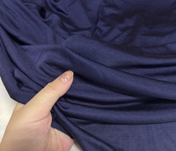 Knit silk jersey fabric by the yard