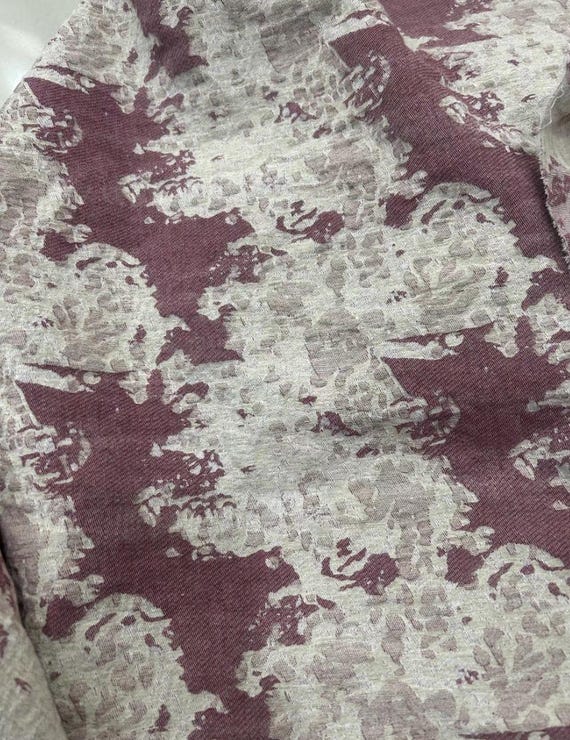 Jacquard Linen Cotton Fabric By The Yard