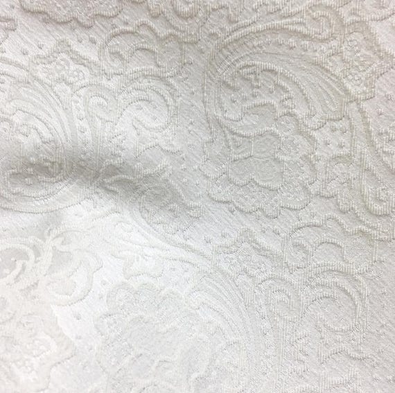 Jacquard brocade fabric by the yard