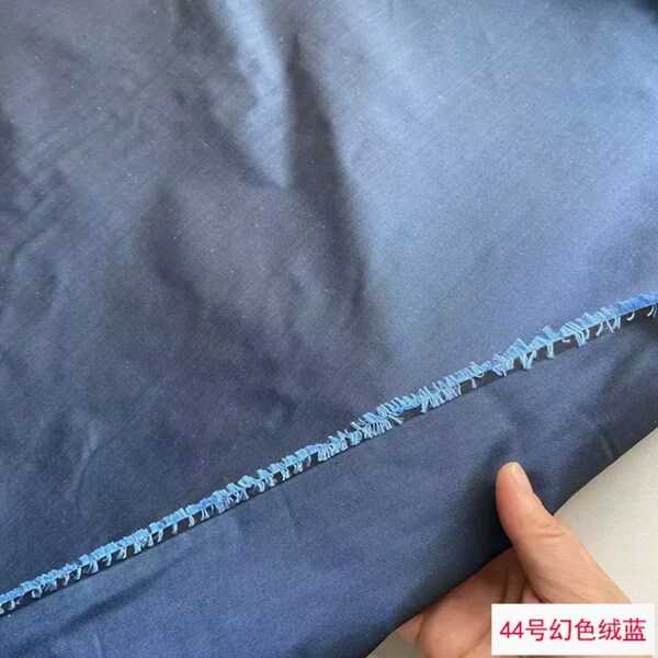 Pacific Blue Taffeta Silk Fabric