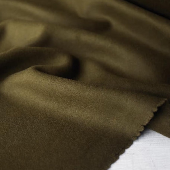 Double Sided Wool fabric by the yard