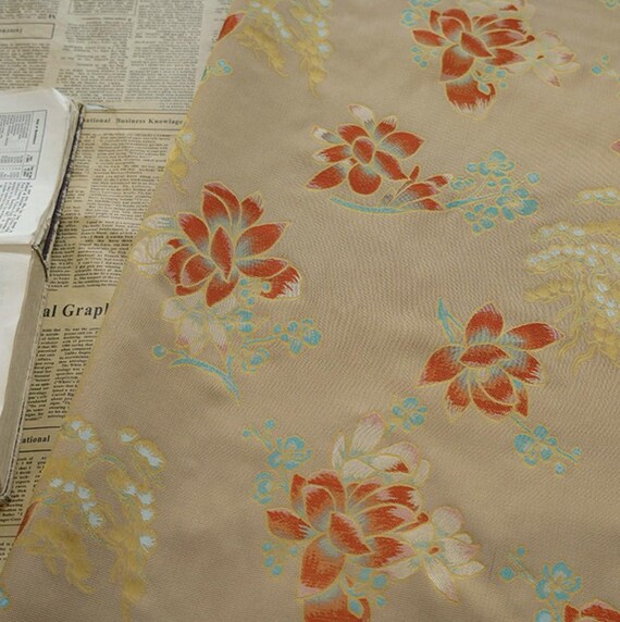Jacquard viscose fabric by the yard