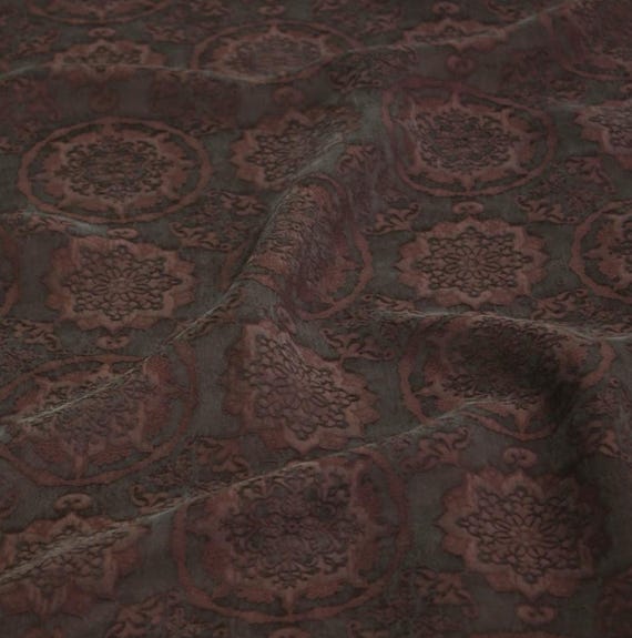 Jacquard cupra fabric, Jacquard cupro fabric by the yard