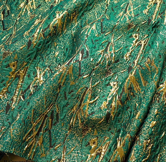 Jacquard fabric, metallic fabric, brocade fabric by the yard