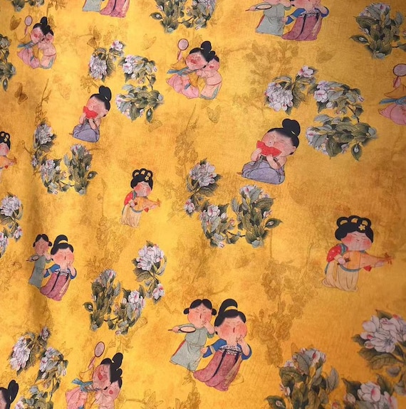 Jacquard viscose fabric by the yard