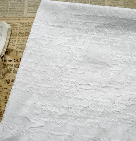 Jacquard brocade fabric by the yard
