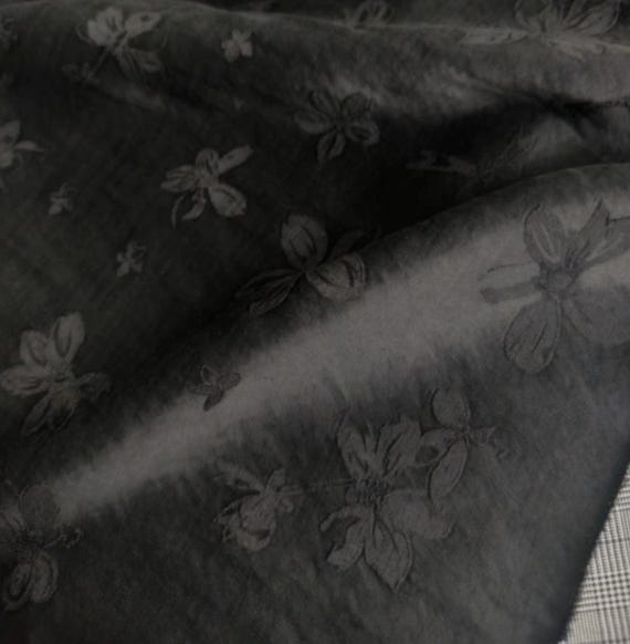Jacquard cupra cupro fabric by the yard