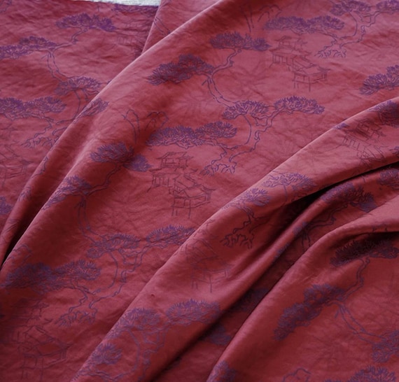 Jacquard viscose fabric by the yard