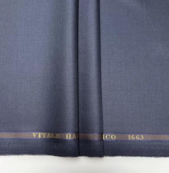 Worsted wool fabric by the yard