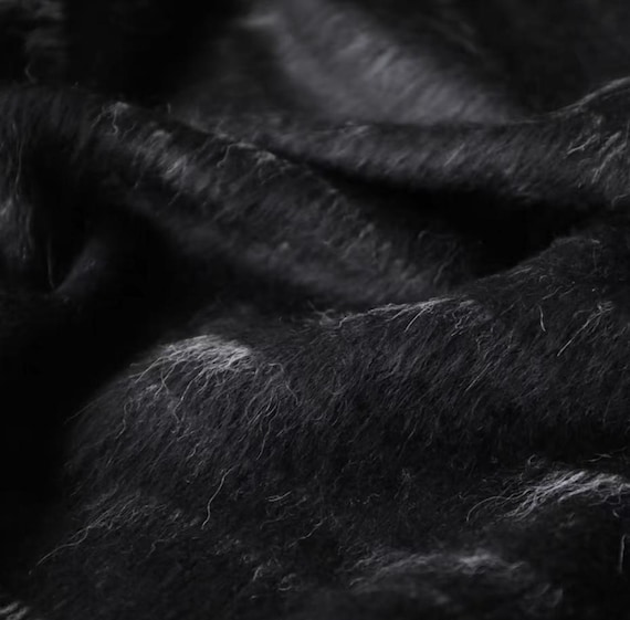 Mohair Alpaca Wool fabric by the yard