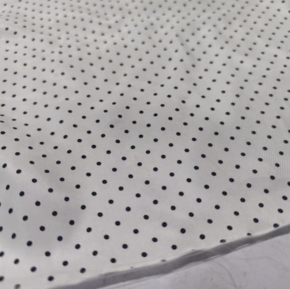 Polka Dots Print cupra fabric by the yard